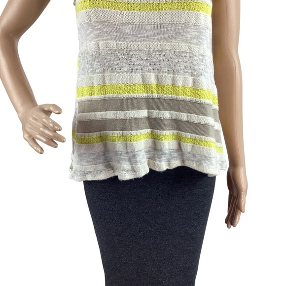 Dolan Left Coast Striped Sleeveless Knit Cowl Neck Top Small - Picture 3 of 7